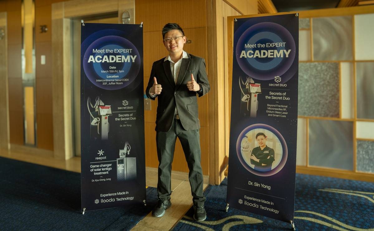 Dr. Sin Yong at the ilooda Meet the Expert Academy 2024, Intercontinental Seoul COEX